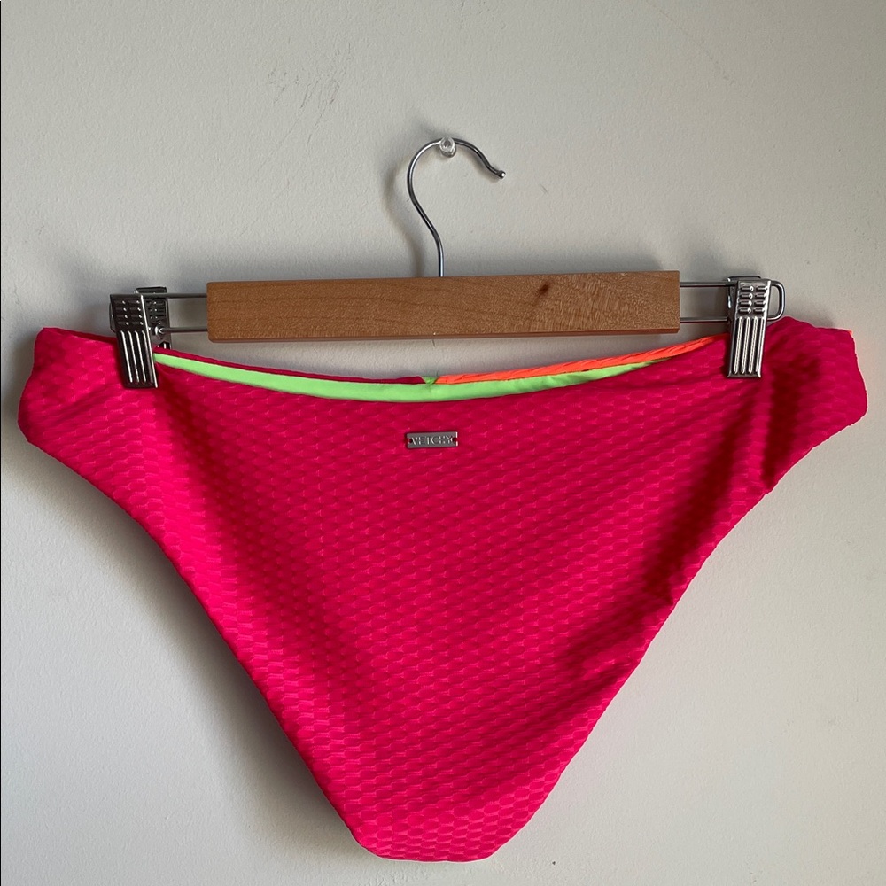 Vetchy Neon Colorblock Bikini Set - Hot Pink, Orange & Lime - Picture 8 of 10